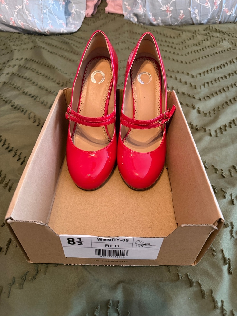 Journee Collection Red Patent Mary Jane Pumps